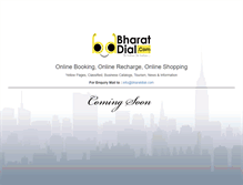 Tablet Screenshot of bharatdial.com